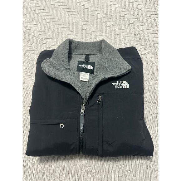 The North Face gray denali fleece full zip jacket size M - Picture 1 of 6